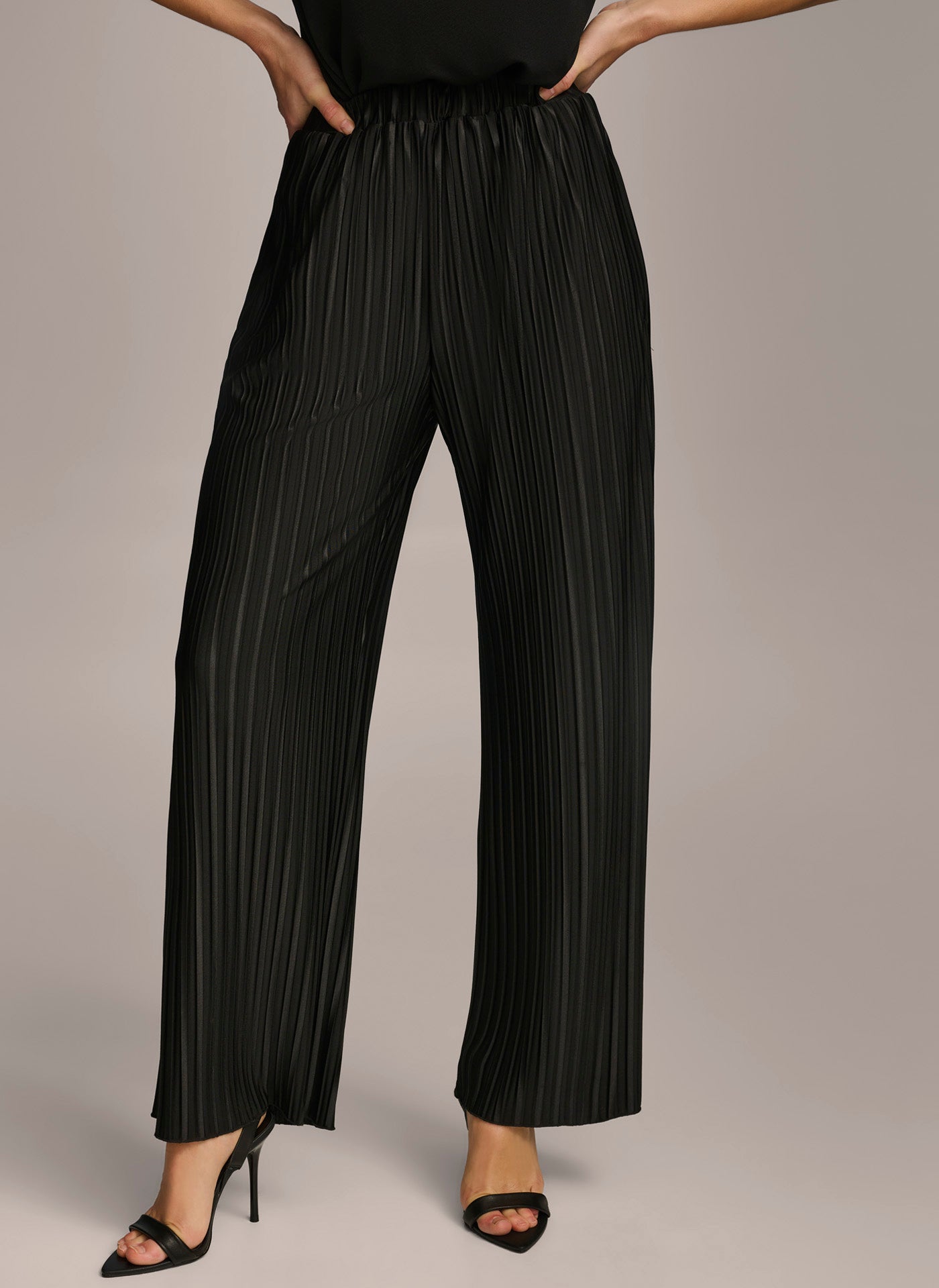 (image for) SUPERB PLEATED PULL ON PANT